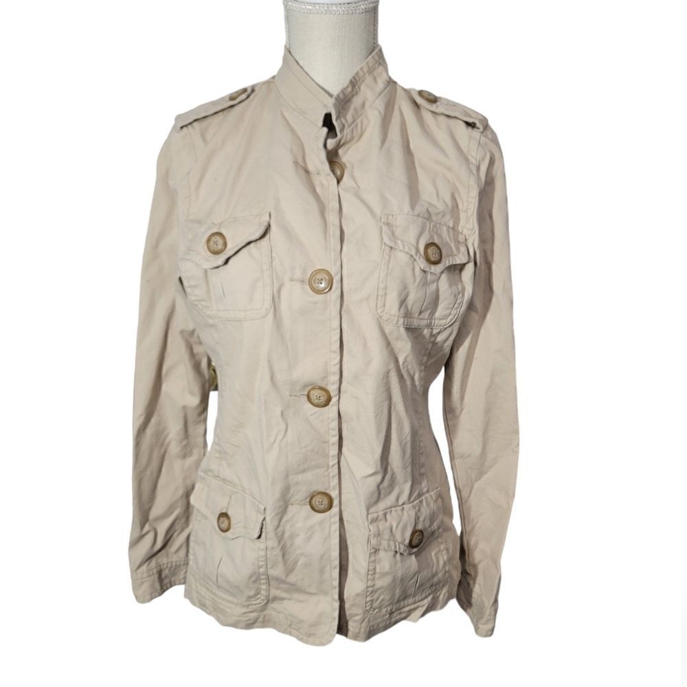 Gap buttonup khaki jacket - Picture 2 of 12